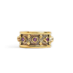 Slika prstana Ring Antique Dot Zircon
