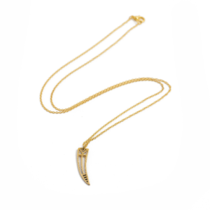 Slika ogrlice Necklace FERN Boho Horn
