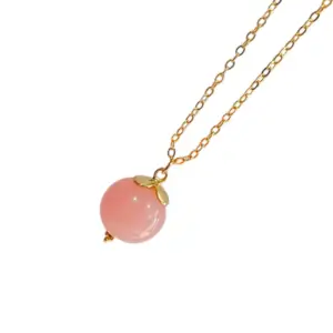 Slika ogrlice Necklace Pendant Agate Ball